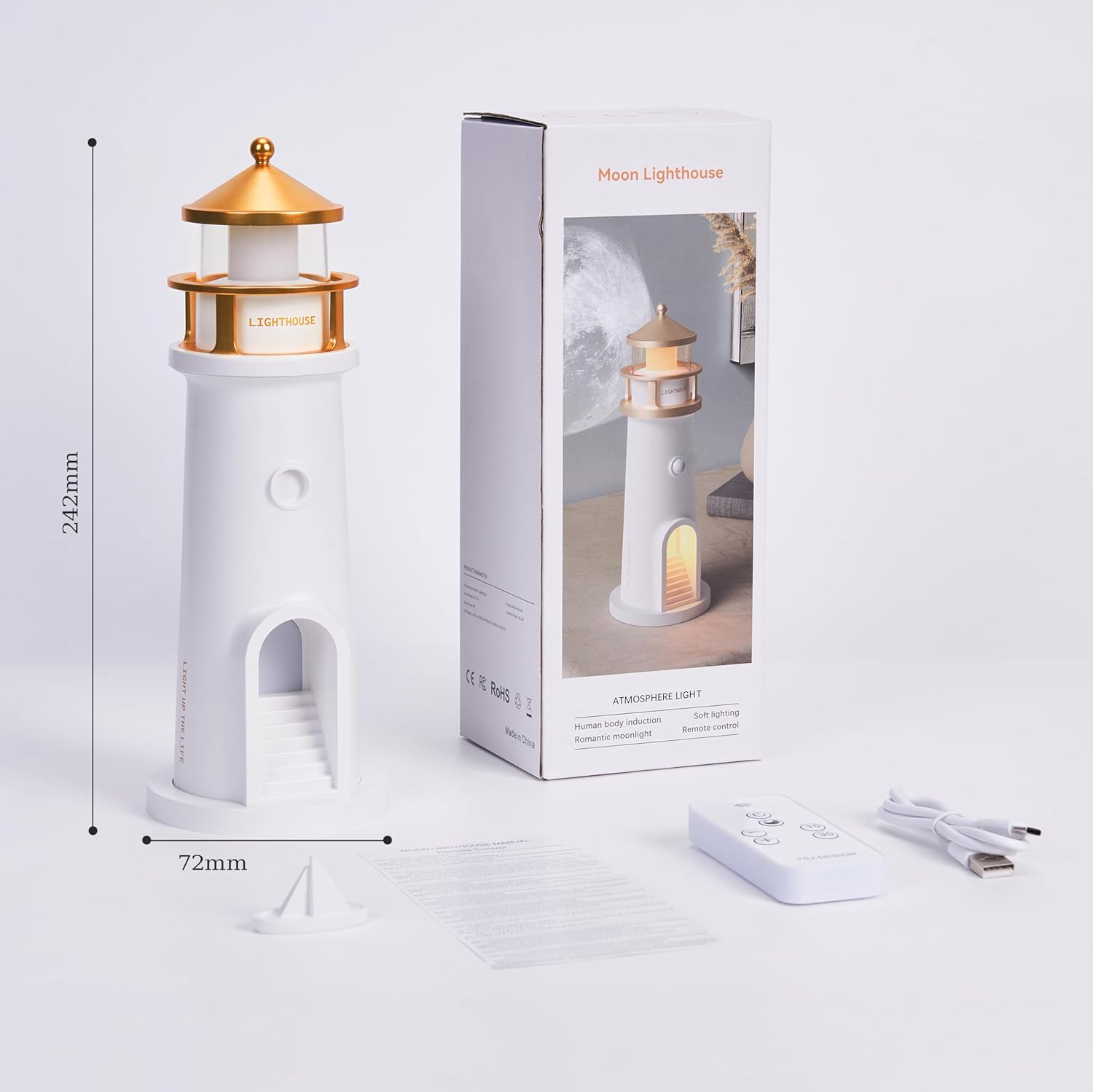 Lámpara de Faro y Luna proyector LED