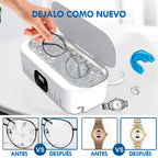 Limpiador Ultrasónico Portátil para Lentes y Joyas