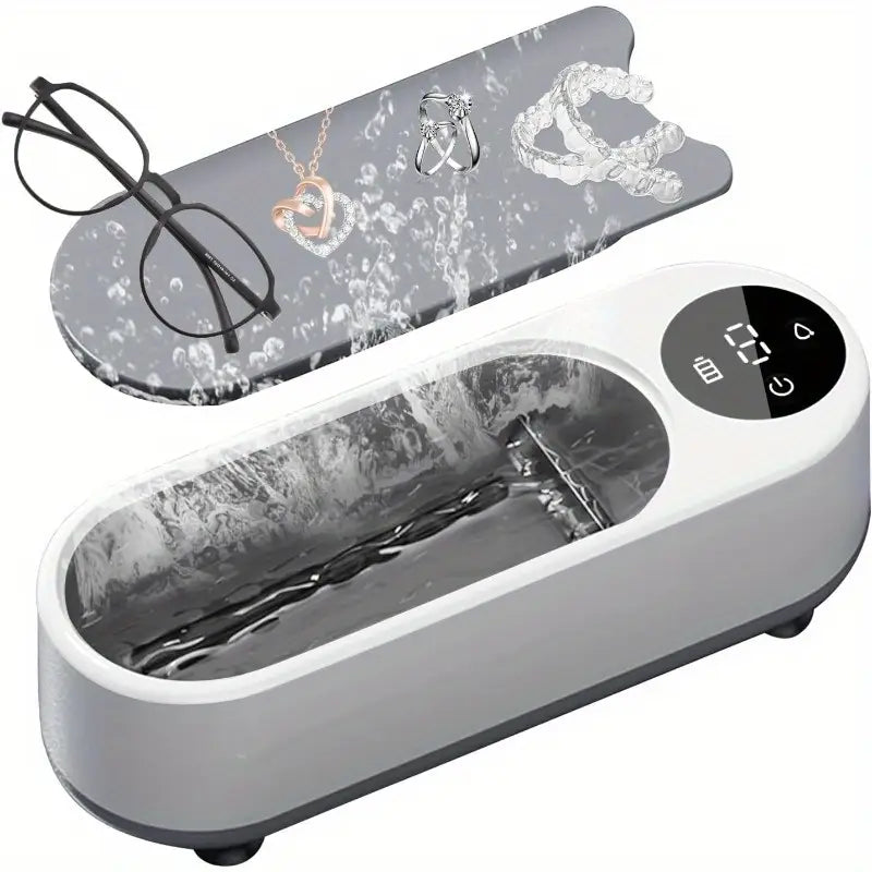 Limpiador Ultrasónico Portátil para Lentes y Joyas