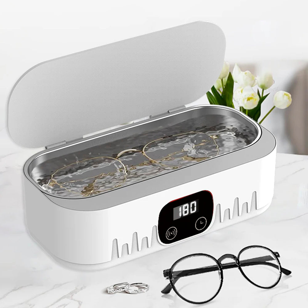 Limpiador Ultrasónico Portátil para Lentes y Joyas