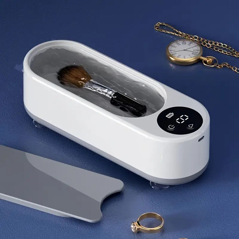 Limpiador Ultrasónico Portátil para Lentes y Joyas