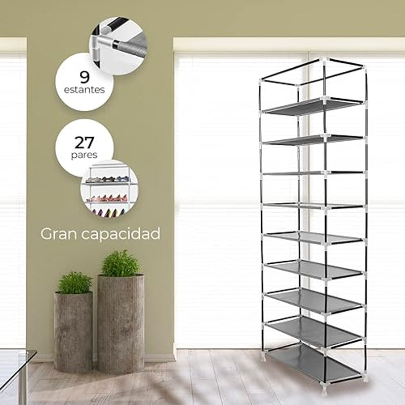 Zapatero Plegable Vertical 9 Niveles