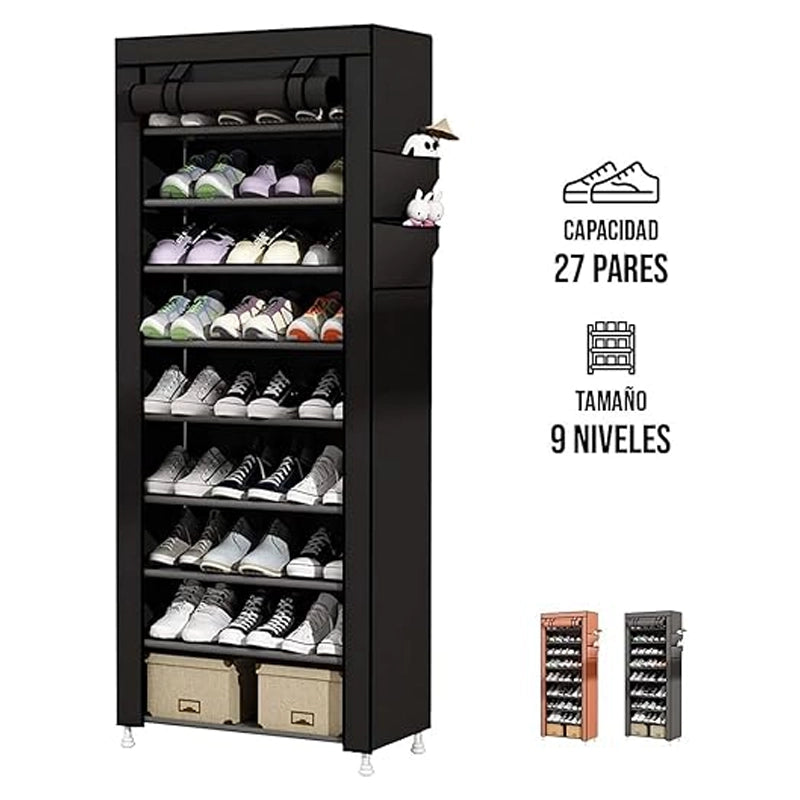 Zapatero Plegable Vertical 9 Niveles